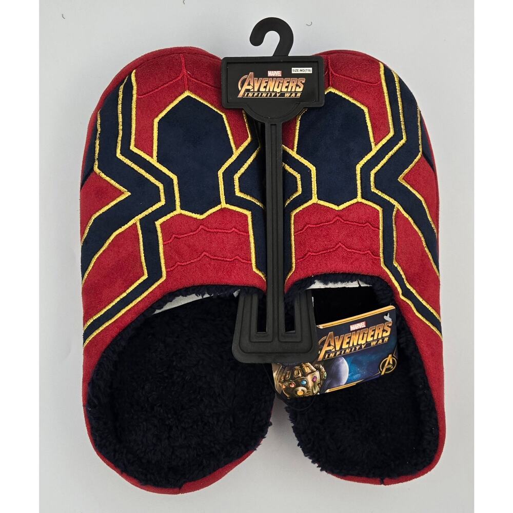 Bioworld Marvel Avengers Infinity War Mens Slippers Size Medium 7/8 NEW